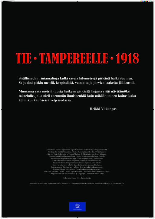 Tie Tampereelle 1918